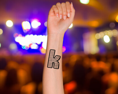 K Temporary Tattoo Inspired By The Killers - Image 2