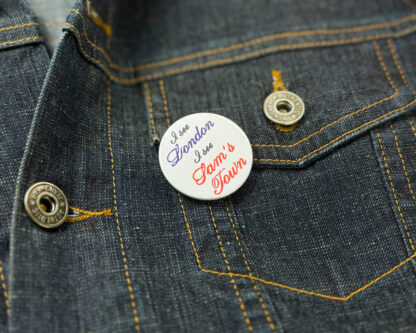 The Killers Inspired "I See London, I See Sam's Town" Button Badge (38mm) - Image 3