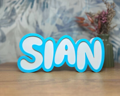 Personalised Bluey Inspired Desk Name Sign - Image 2