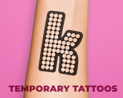 K Temporary Tattoo Inspired By The Killers