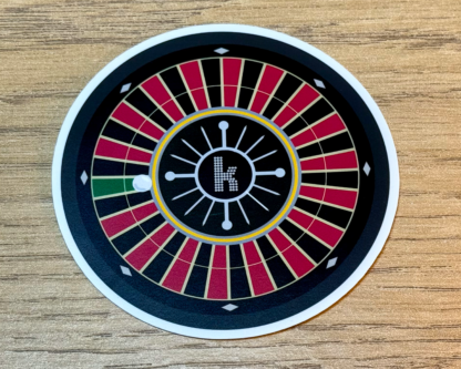 The Killers Vinyl Sticker - Roulette Wheel Art for Laptops & Phones - Image 2