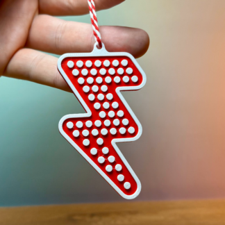 The Killers Battle Born Bolt - Unique Music Inspired Christmas Tree Decoration