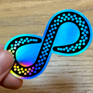 The Killers Holographic Sticker - Imploding The Mirage Infinity Sign