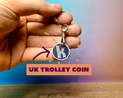 The Killers Trolley Coin Keyring - Durable Keychain Accessory for Hassle-Free Shopping