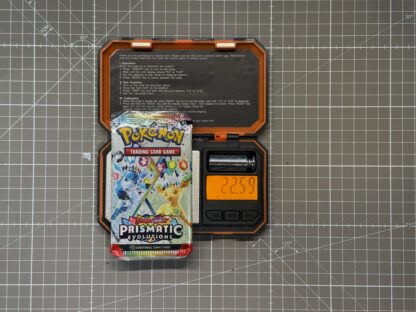 ~22.59g Pokémon TCG Prismatic Evolutions Booster Pack – Weighed, Sealed