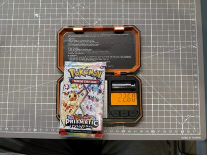 ~22.60g Pokémon TCG Prismatic Evolutions Booster Pack – Weighed, Sealed