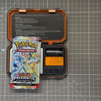 ~22.62g Pokémon TCG Prismatic Evolutions Booster Pack – Weighed, Sealed