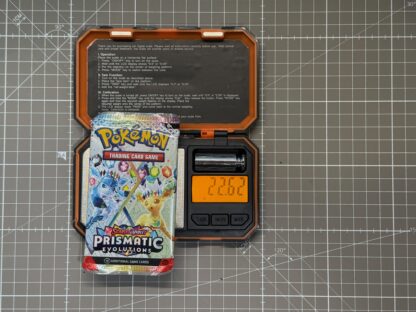 ~22.62g Pokémon TCG Prismatic Evolutions Booster Pack – Weighed, Sealed