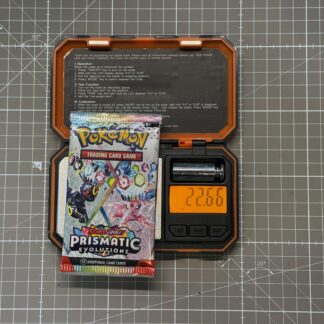 ~22.66g Pokémon TCG Prismatic Evolutions Booster Pack – Weighed, Sealed