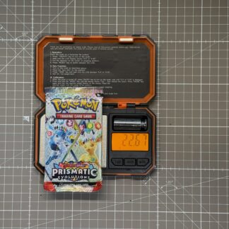 ~22.67g Pokémon TCG Prismatic Evolutions Booster Pack – Weighed, Sealed