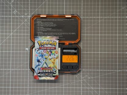 ~22.67g Pokémon TCG Prismatic Evolutions Booster Pack – Weighed, Sealed