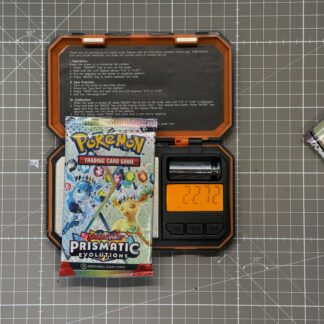 ~22.72g Pokémon TCG Prismatic Evolutions Booster Pack – Weighed, Sealed, HEAVY