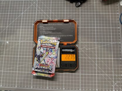 ~22.75g Pokémon TCG Prismatic Evolutions Booster Pack – Weighed, Sealed, HEAVY