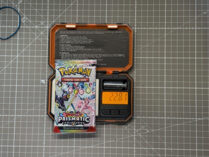 ~22.81g Pokémon TCG Prismatic Evolutions Booster Pack – Weighed, Sealed, HEAVY