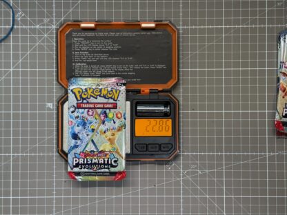 ~22.86g Pokémon TCG Prismatic Evolutions Booster Pack – Weighed, Sealed, HEAVY