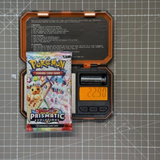 ~22.90g Pokémon TCG Prismatic Evolutions Booster Pack – Weighed, Sealed, HEAVY